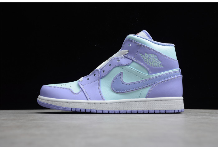 Jordan 1 Mid Purple Aqua 554724-500