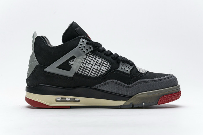 Jordan 4 OFF-WHITE x Air Jordan 4 “Bred” CV9388-001