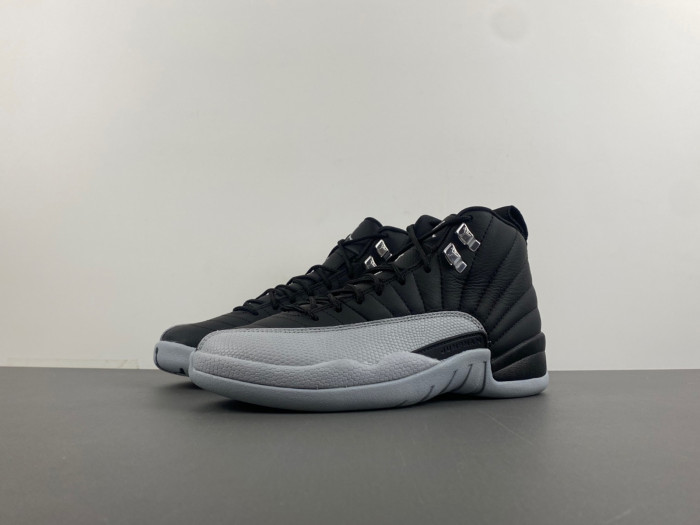AIR JORDAN 12 “BLACK/WOLF GREY” CT8013-010