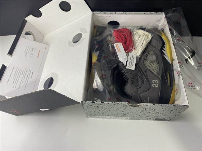 Jordan 5 Retro Off-White Black CT8480-001
