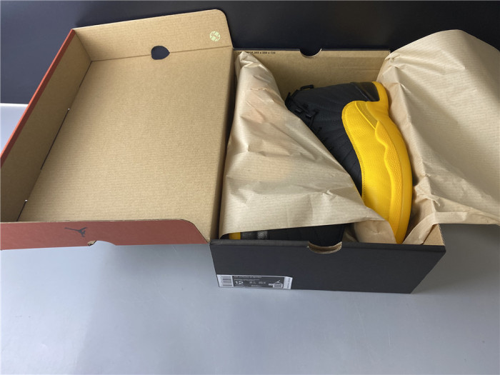 JORDAN 12 RETRO BLACK UNIVERSITY GOLD 130690-070