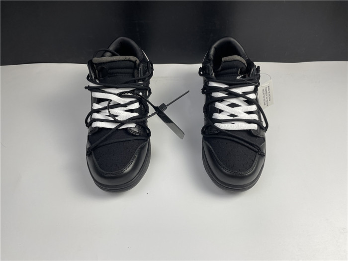 Nike Off-White x Nike Dunk Low Black, silver and purple DM1602-001