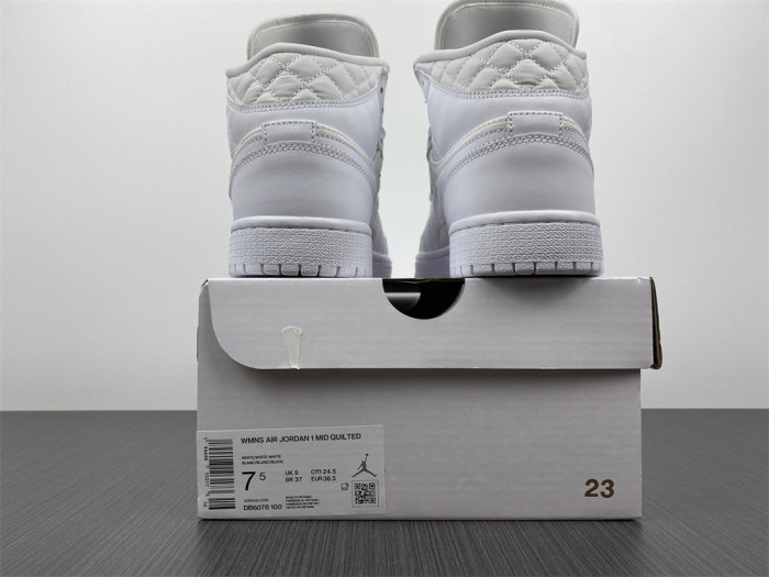 Jordan 1 Mid Quilted White (W) DB6078-100