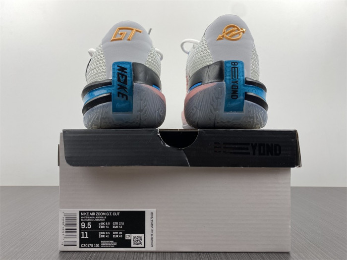 Nike Air Zoom G.T. Cut White Black Laser Blue CZ0176-101