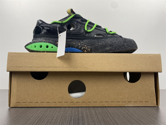 Off-White x Nike Blazer Low Black Green DH7863-001