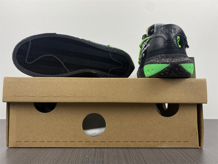 Off-White x Nike Blazer Low Black Green DH7863-001