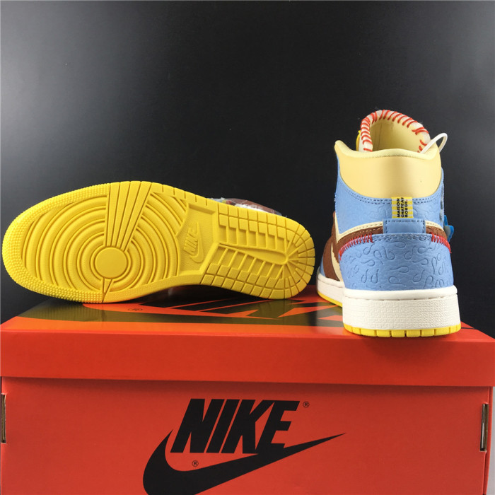 Jordan 1 Mid SE Fearless Maison Chateau Rouge CU2803-200