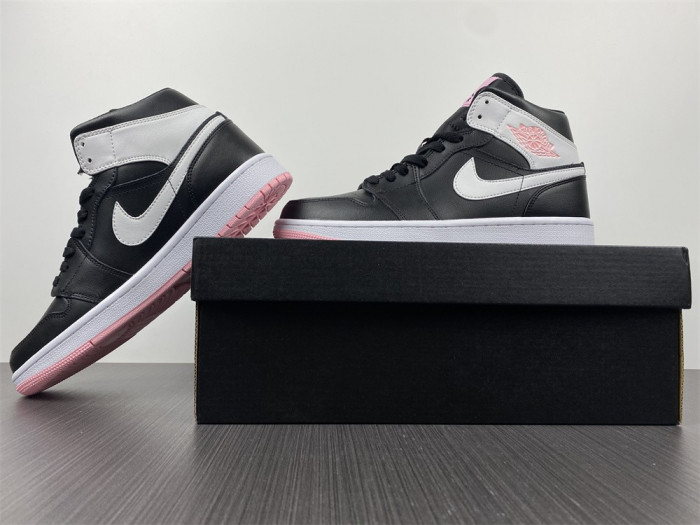 Mid GS Black White Arctic Pink 555112-061