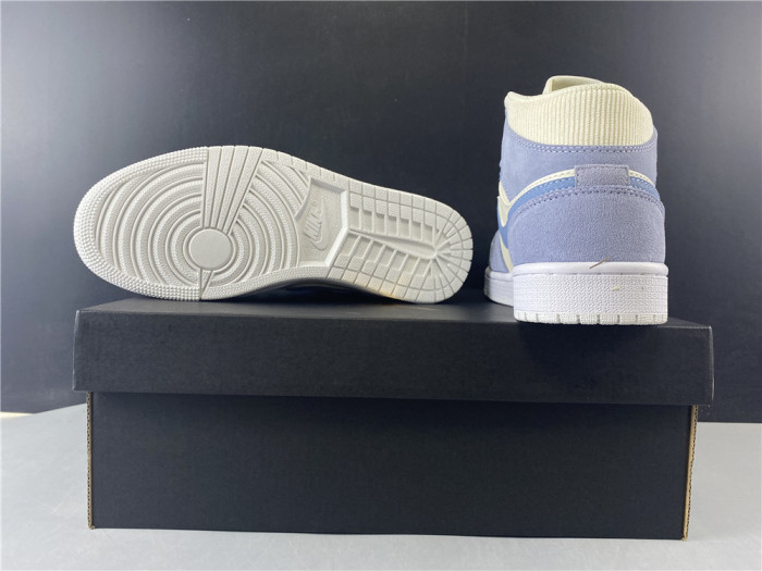 Jordan 1 Mid Mixed Textures Blue DA4666-100