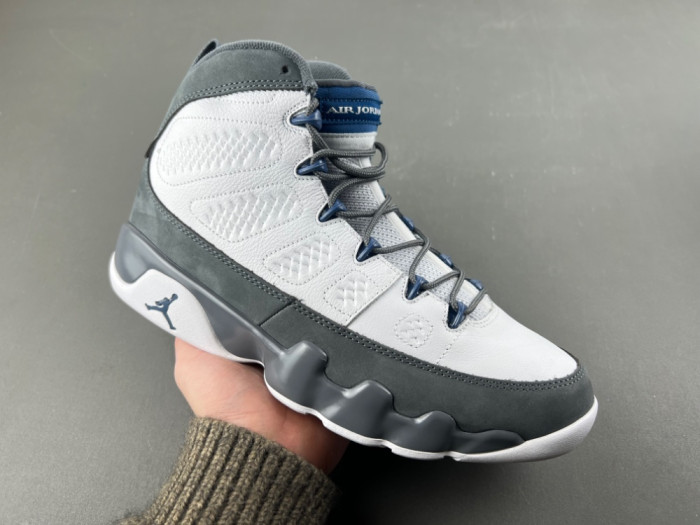 Air Jordan 9 “Flint Grey”Color: White/French Blue-Flint Grey” HV4794-100
