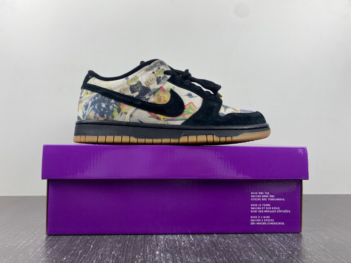 Dunk SB Svp*me × Nike Dunk Low “Rammellzee” FD8778-001