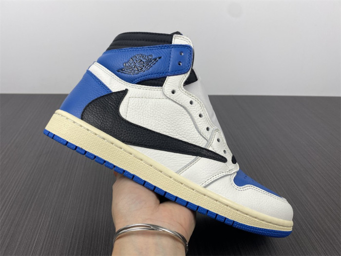 Air Jordan 1 Travis Scott Blank Black Barb True Cap Leather DH3227-105