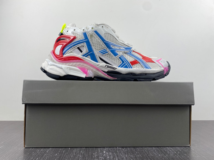 Ba*len*cia*ga runner white blue red 677402-w3rb6-9645