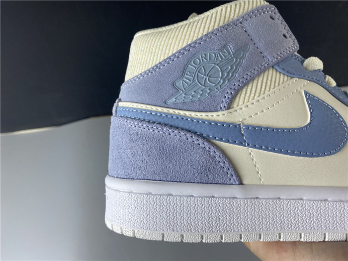 Jordan 1 Mid Mixed Textures Blue DA4666-100