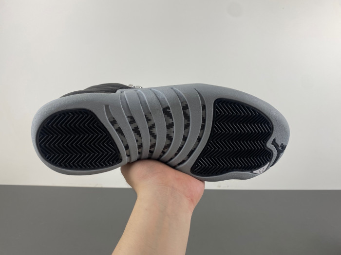 AIR JORDAN 12 “BLACK/WOLF GREY” CT8013-010