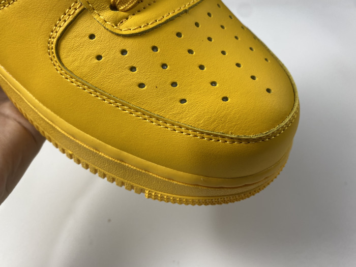 Nike Air Force 1 Low OFF-WHITE University Gold Metallic Silver DD1876-700