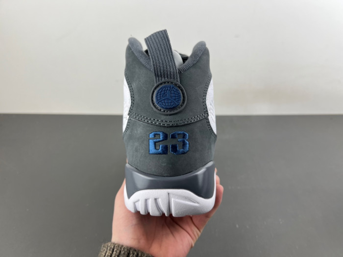 Air Jordan 9 “Flint Grey”Color: White/French Blue-Flint Grey” HV4794-100