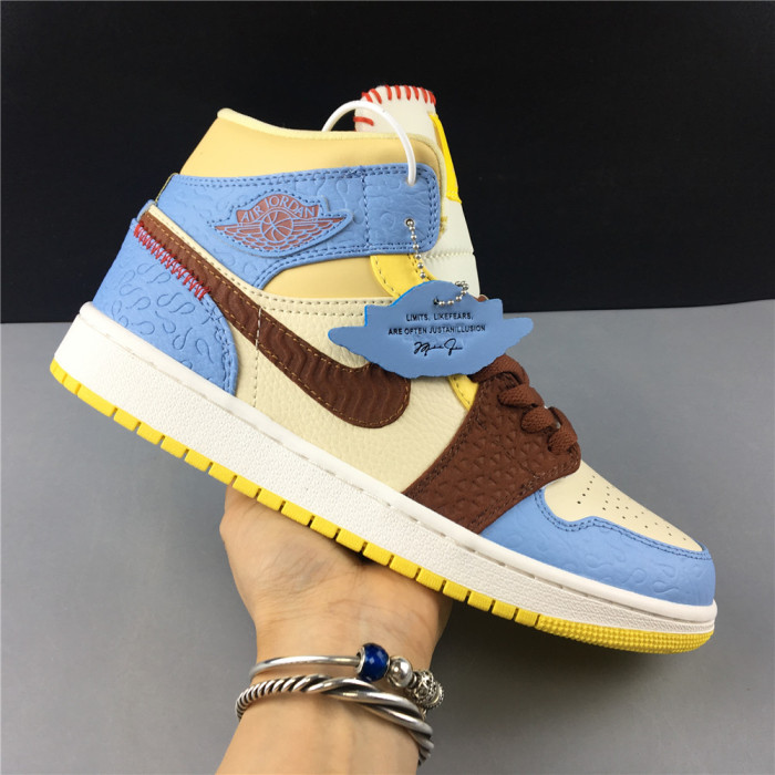 Jordan 1 Mid SE Fearless Maison Chateau Rouge CU2803-200