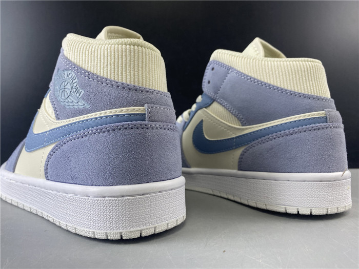 Jordan 1 Mid Mixed Textures Blue DA4666-100