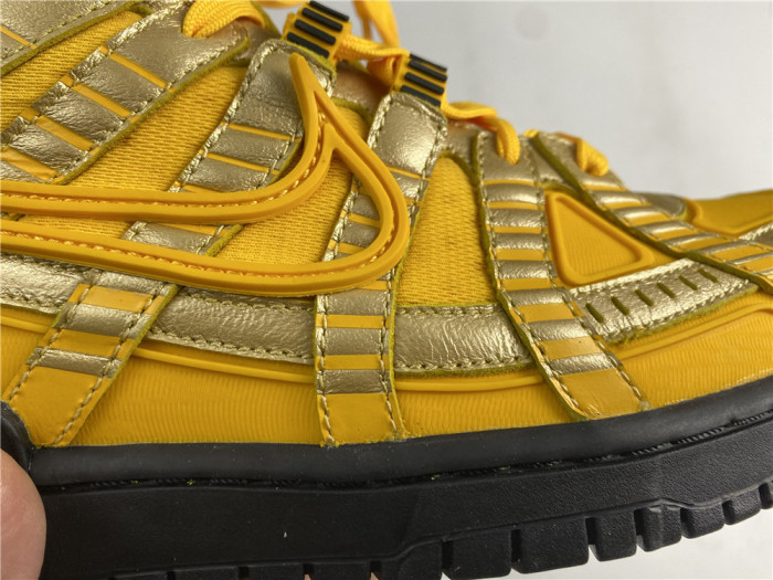 Nike Air Rubber Dunk Off-White University Gold CU6015-700