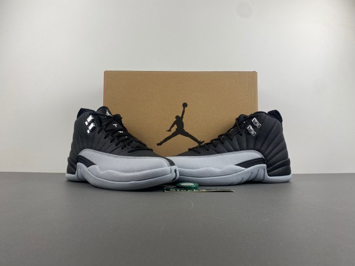 AIR JORDAN 12 “BLACK/WOLF GREY” CT8013-010