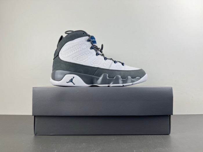 Air Jordan 9 “Flint Grey”Color: White/French Blue-Flint Grey” HV4794-100