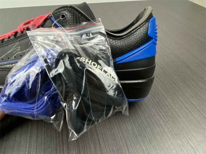 Jordan 2 Retro Low SP Off-White Black Blue DJ4375-004