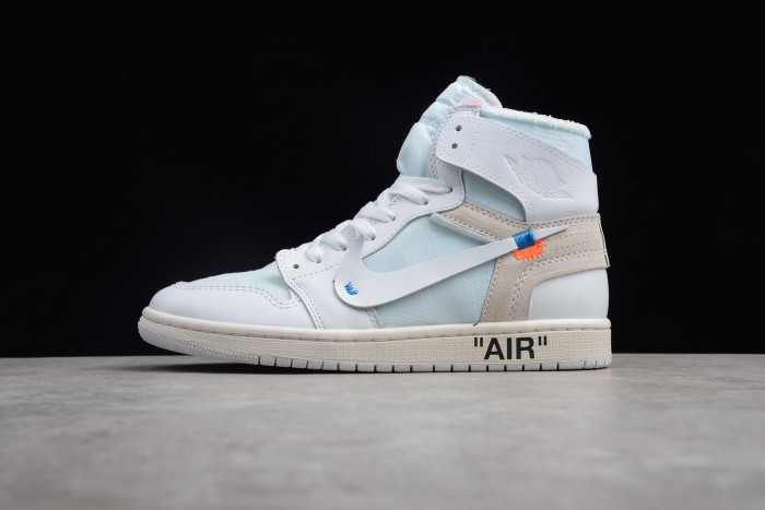 Jordan 1 Retro High Off-White White (GS)  AQ8296-100
