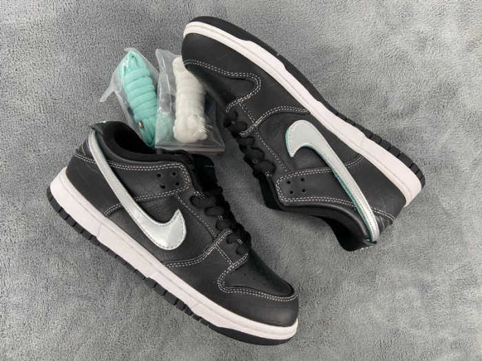 nike sb dunk low diamond S*pply co black diamond bv1310-001