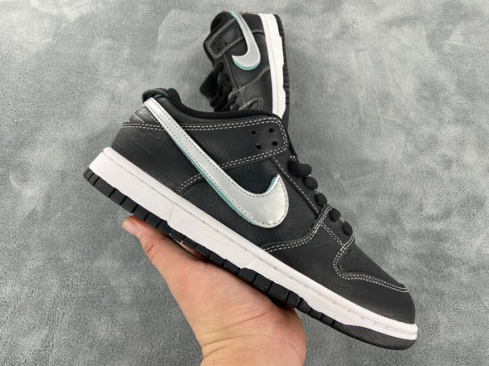 nike sb dunk low diamond S*pply co black diamond bv1310-001