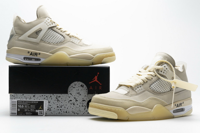 Jordan 4 Retro Off-White Sail (W) CV9388-100