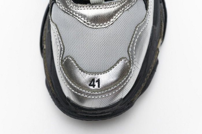 Ba*len*cia*ga triple s black silver 541624 w09e1 7320