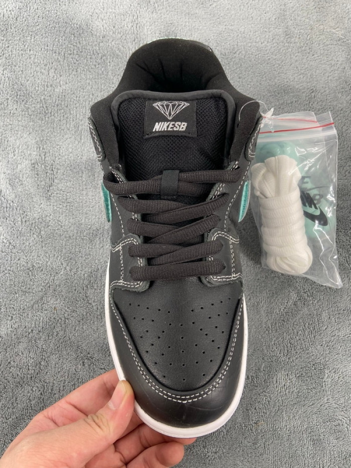nike sb dunk low diamond S*pply co black diamond bv1310-001