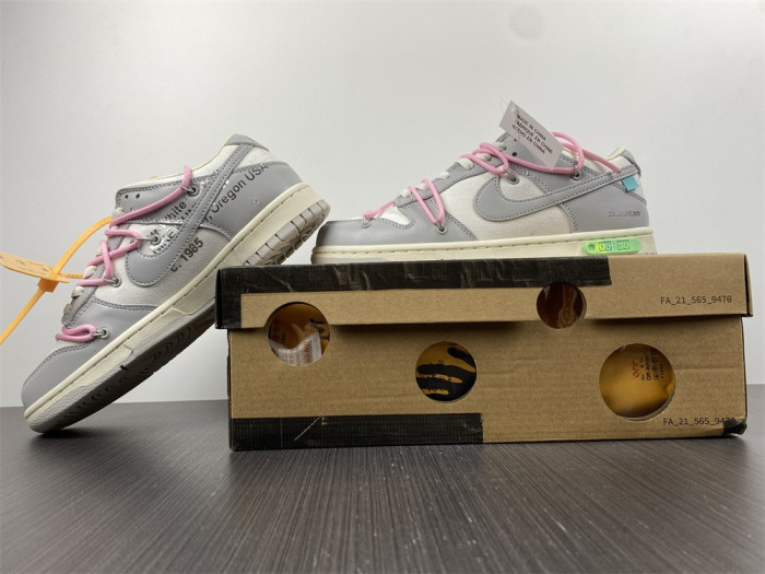 Nike Dunk Low Off-White LOT 09 OF 50  1602-109