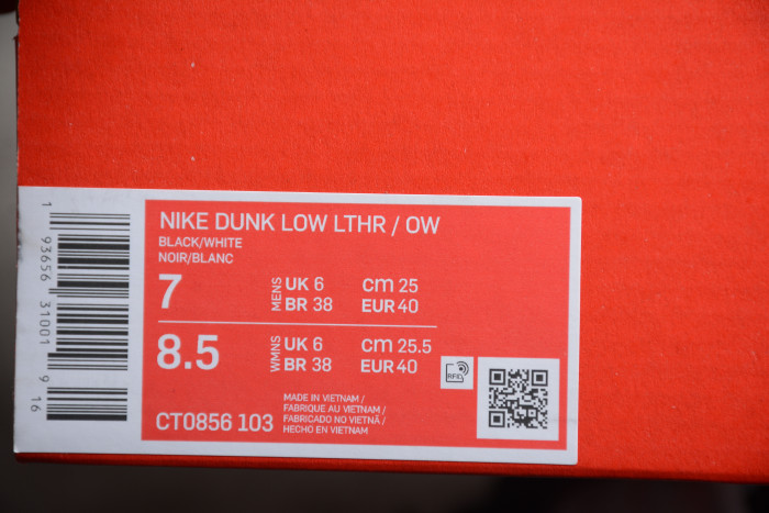 Nike Dunk Low Off-White CT0856-103