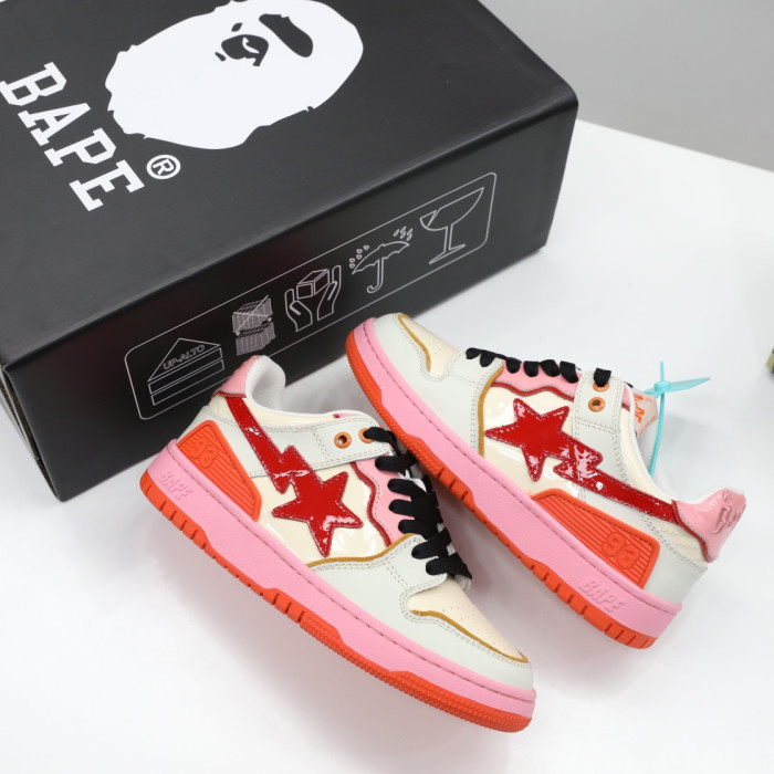 A Bathing Ape SK8 Sta Orange BA1I30-191-003