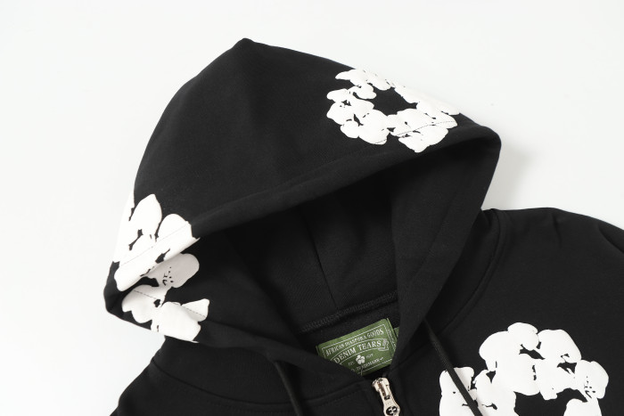 Denim Tears Cotton Wreath Zip Hoodie