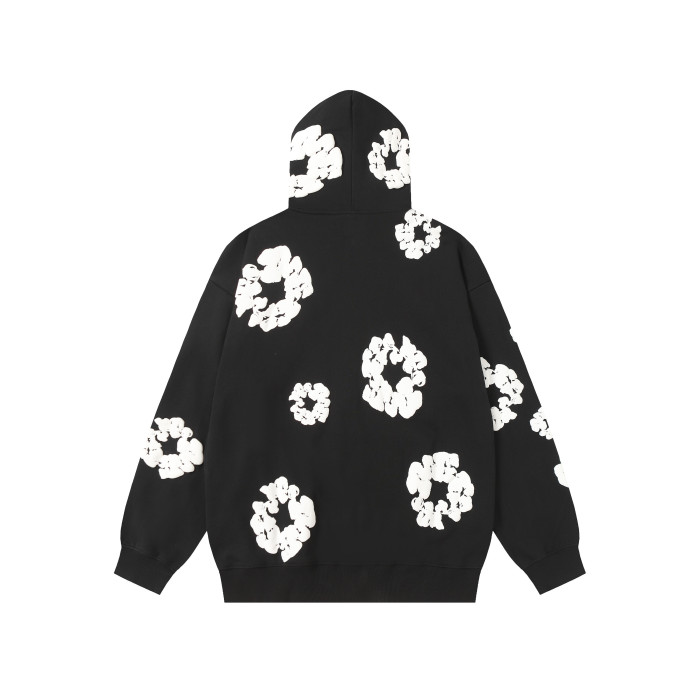 Denim Tears Cotton Wreath Zip Hoodie