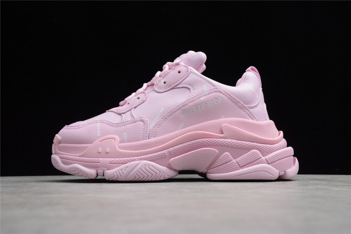 Ba*len*cia*ga wmns triple s sneaker ''allover logo - pink'' 524039-w2fa1-5090