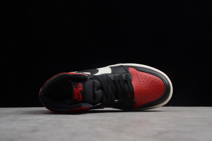 JORDAN 1 RETRO HIGH BRED TOE 555088-610(kid)