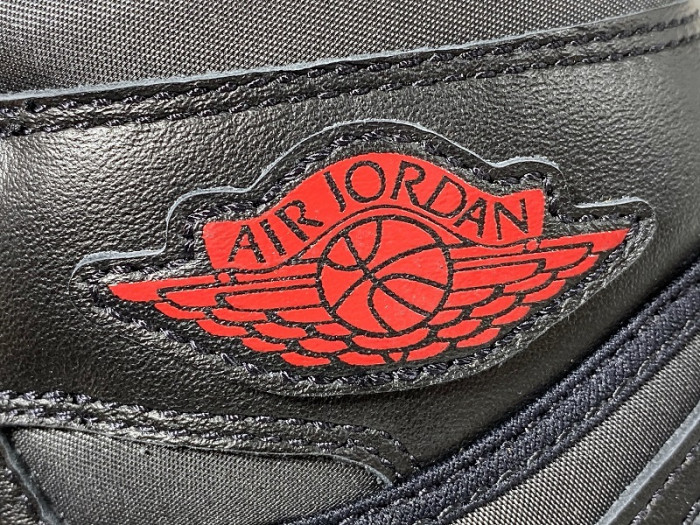 Jordan 1 Retro High Black Satin Gym Red 555088-060