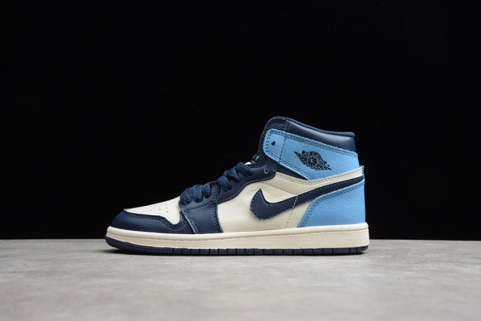 AIR JORDAN 1 OBSIDIAN UNIVERSITY BLUE 555088-140(kid)
