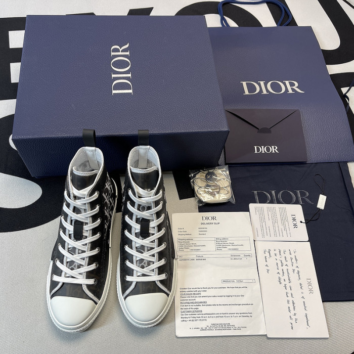 B23 OBLIQUE HIGH TOP SNEAKERS T00480H092