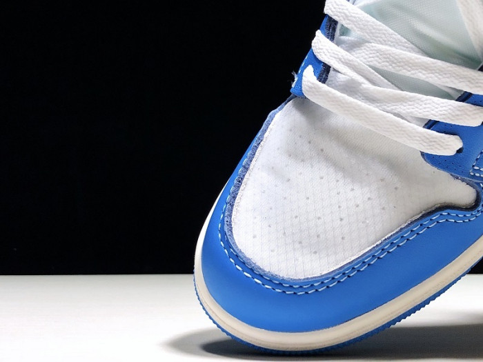Jordan 1 Retro High Off-White University Blue “UNC”  AQ0818-148