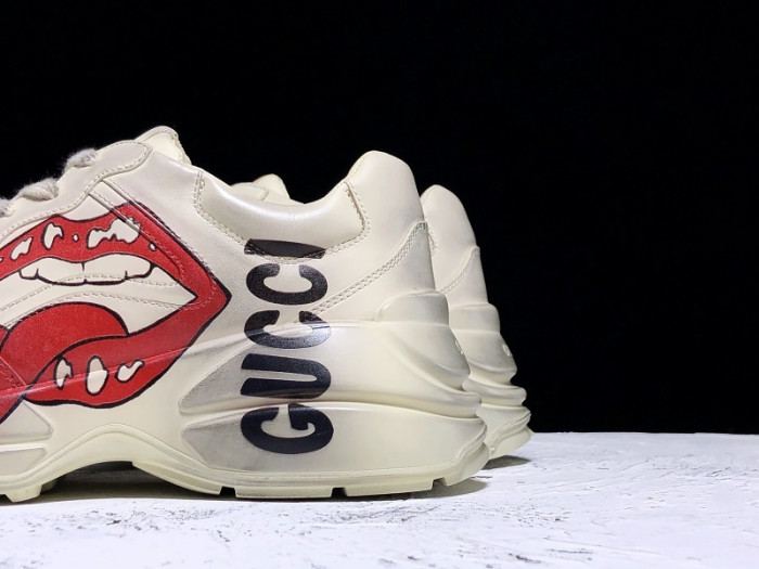GC RHYTON SNEAKER WITH MOUTH PRINT 552093 A9L00 9522
