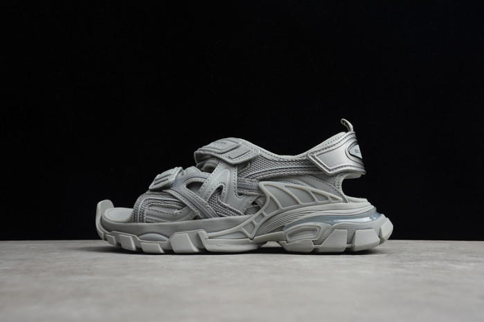 Ba*len*cia*ga track sandal ''triple black'' grey