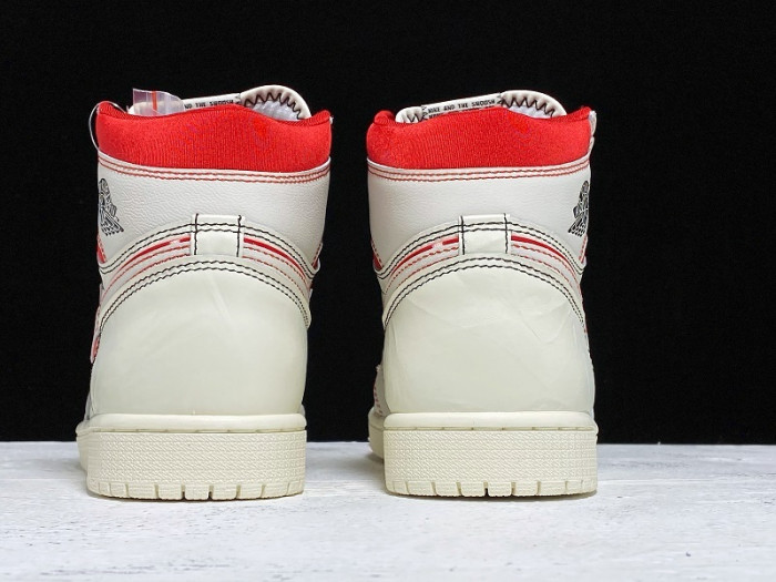 Jordan 1 Retro High Phantom Gym Red 555088-160