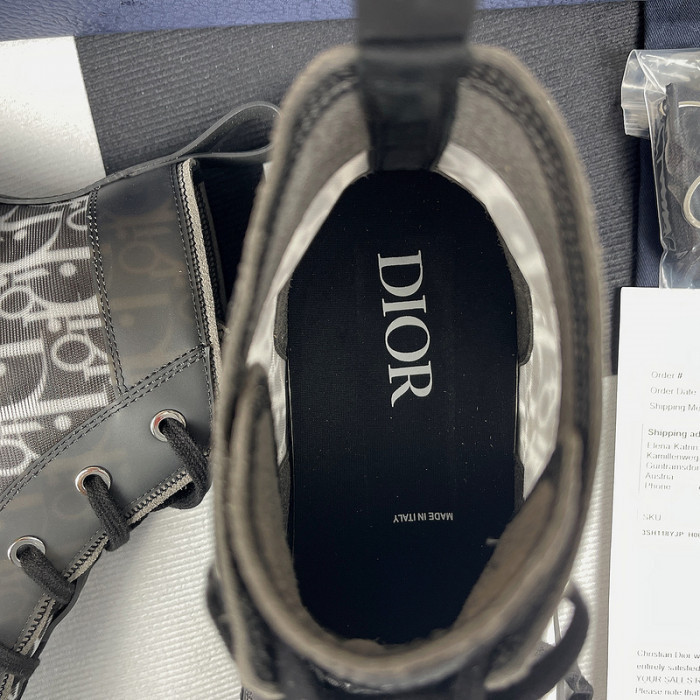 B23 OBLIQUE HIGH TOP SNEAKERS T00480H090