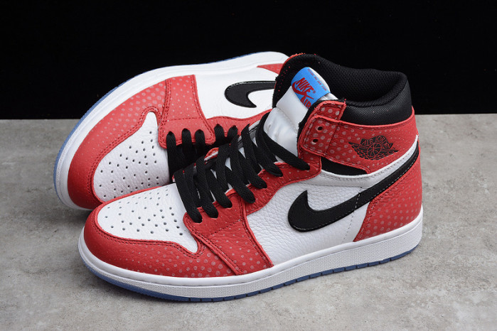 Jordan 1 Retro High Spider Man Origin Story 555088-602