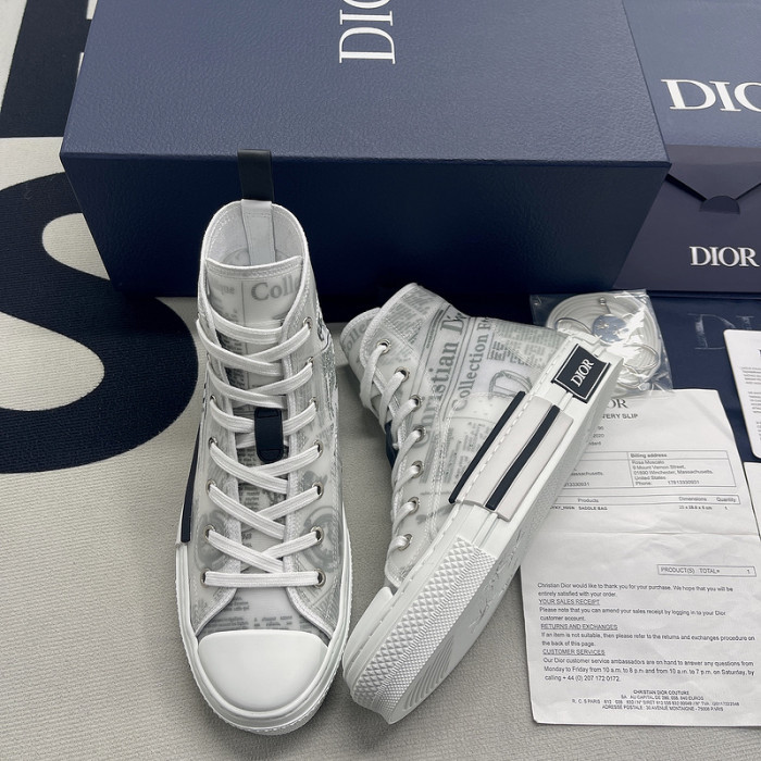 B23 OBLIQUE HIGH TOP SNEAKERS T00480H078